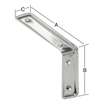 Hilluberi 160x105mm Vormann 3F króm