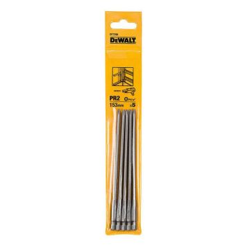 Skrúfbiti 153mm PH2 fyrir gips skrúfvél 5stk DeWALT