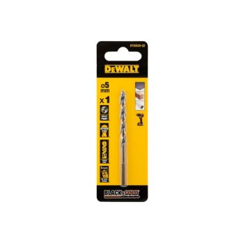 Bor HSS Black & Gold 5mm DeWALT