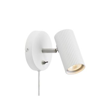 Veggljós GU10 Costilla 14 cm hvítt