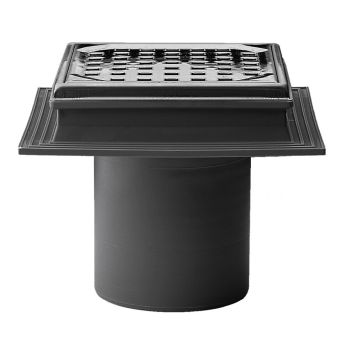 Niðurfall með rist 110mm Purus