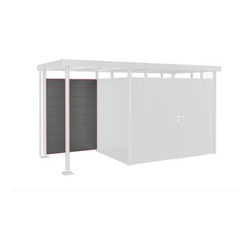 Bakveggur Biohort S Highline 2+3+4+5+6 dökkgrár