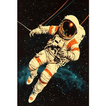 Hljóðvistarmynd geimfari 1 1220x1800x20 mm InEx