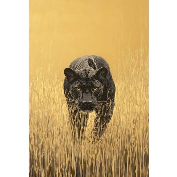 Hljóðvistarmynd pardusdýr 1220x1800x20 mm InEx