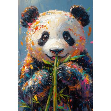 Hljóðvistarmynd pandadýr 1220x1800x20 mm InEx