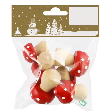 Sveppir 6 stk úr við