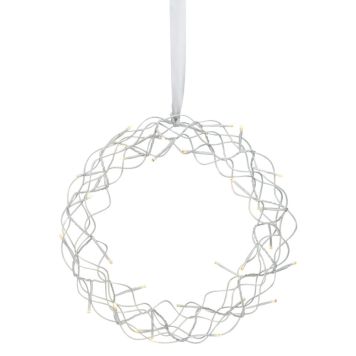 Ljóshringur 35cm 30LED hvítur