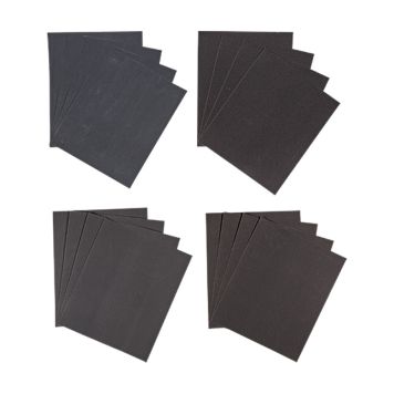 Sandpappír 230x280 mm K280/400/600/1000 16 stk Craftomat