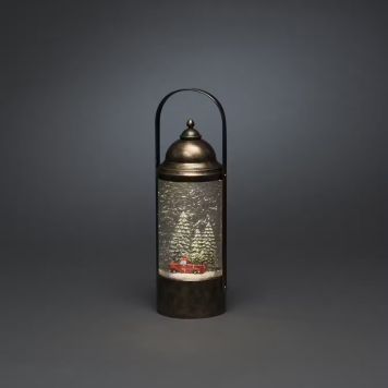 Jólalukt bíll í skógi Konstsmide 3xC