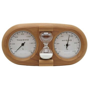 Hita og rakamælir fyrir sánu Saunia