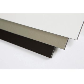 Álplata 748x100x3mm Rias PE hvít