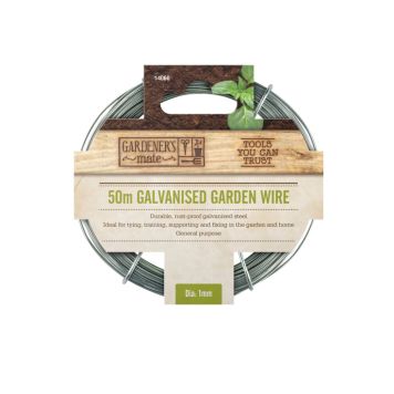 Plöntuvír Ø1mm 50m galvaniseraður