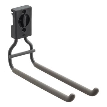 Hengi fyrir garðverkfæri Elfa Garage+ matt grár