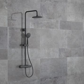 Sturtusett með blöndunartæki Hoover svart