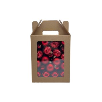 Jólakúlur rauðar 40 stk Ø5cm