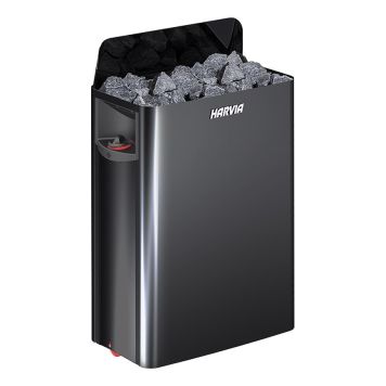 Saunuofn 8KW Harvia The Wall SW80 svartur