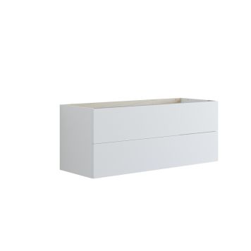 Handlaugarskápur 48x120x44cm Scanbad matt hvít