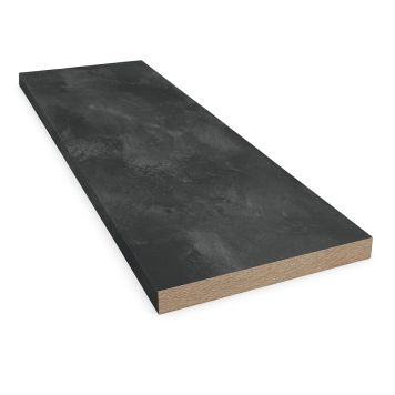 Borðplata 635x4100x28 mm Style+ Black Concrete