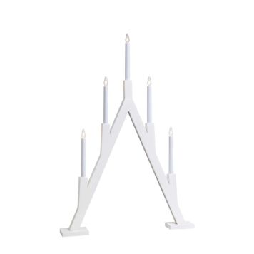 Aðventuljós 5 ljós Bjurfors hvítt