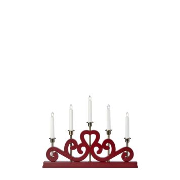 Aðventuljós 5 ljós Eneby rautt