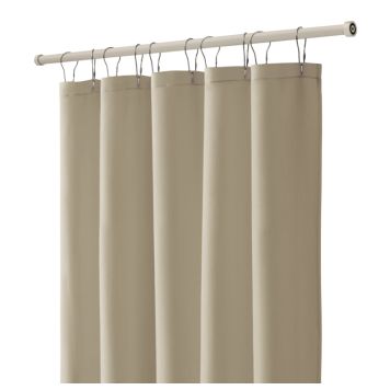 Þrýstistöng fyrir sturtuhengi 75-125cm hvít