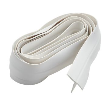 Þéttilisti T PVC 40x35mm 2m House hvítur