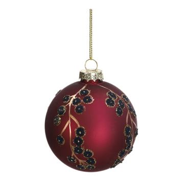 Jólakúla Ø8cm rauð og blá