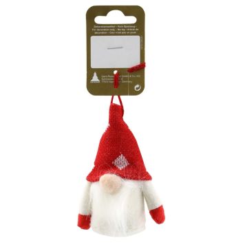 Jólatrésskraut jólasveinn 6x10 cm