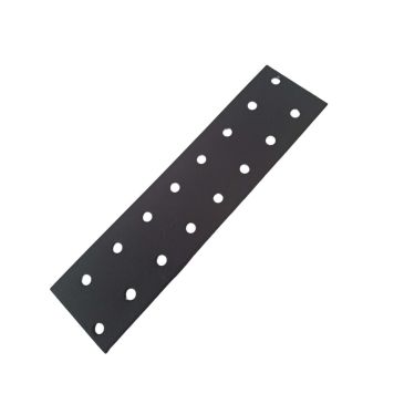 Gataplata 40x160x2 mm Jasa galv svört