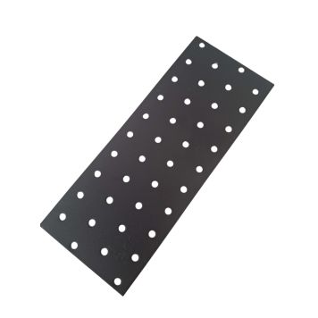 Gataplata 80x200x2 mm Jasa galv svört