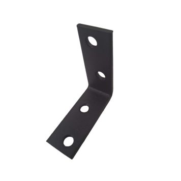 Vinkill 40x40x15x2 mm Jasa galv svartur