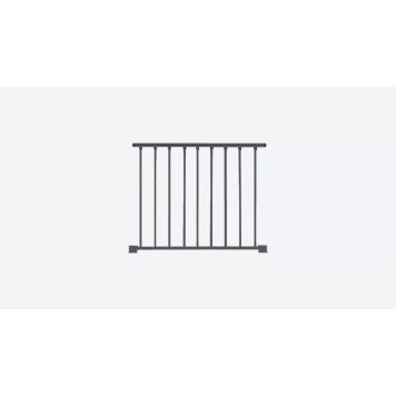 Handrið fyrir Toronto hringstiga 100 cm koksgrátt