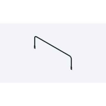 Bakjárn fyrir Ø125 cm hringstiga þrep Toronto koksgrátt