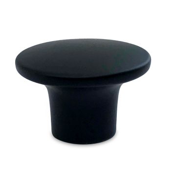 Hnúður Ø37 mm Jasa matt svartur