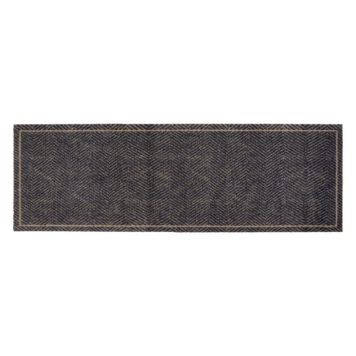 Útidyramotta 50x150 cm Miabella dökkgrá