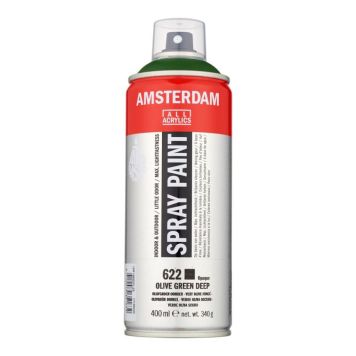 Akrýlsprey 400ml Amsterdam Olive Green Deep