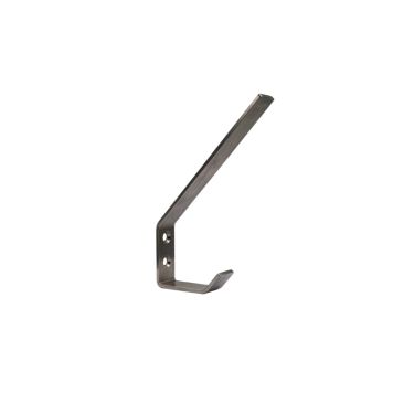 Snagi tvöfaldur 128x100x19,5mm burstað stál