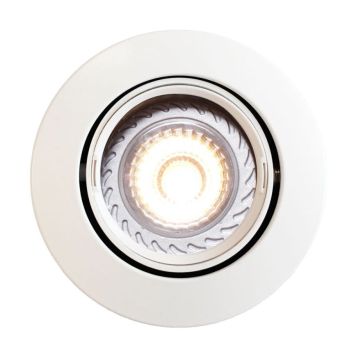 Innfeldur kastari GU10 Mixit Pro hvítur dimmanlegur Ø8,5 cm