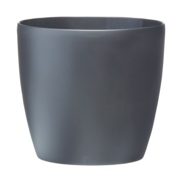 Blómapottur Brussels Round Ø16cm dökkgrár