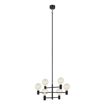 Hangandi ljós 6xE27 Capital 166x62,5 cm