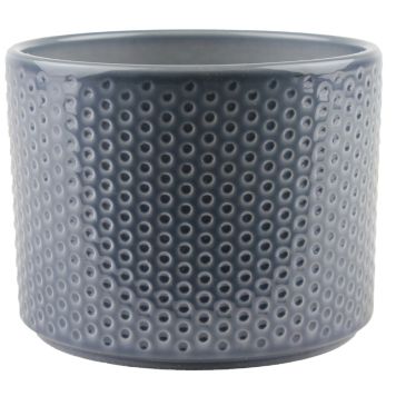 Blómapottur Spots Ø17cm Scan-Pot gráblár
