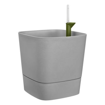 Blómapottur Greensense Aqua Care Ø38cm ljósgrár