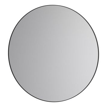 Spegill hringlaga svartur rammi 80 cm Skärgård