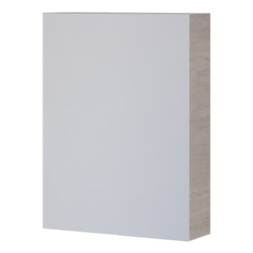 Speglaskápur grár viður 50x65 Svanholm