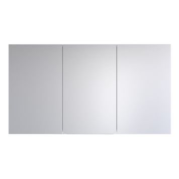 Speglaskápur svartur viður 120x65 Svanholm