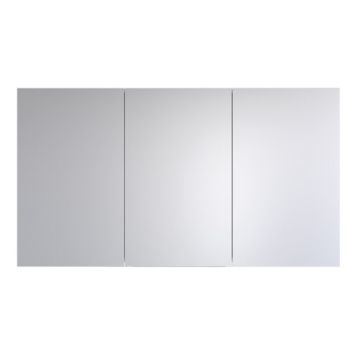 Speglaskápur grár viður 120x65 Svanholm