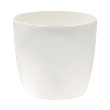 Blómapottur Brussels Round Ø24cm hvítur