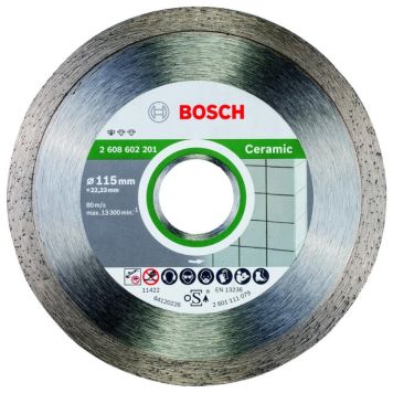 Skurðarskífa demants 115x1,6 mm Bosch Ceramic