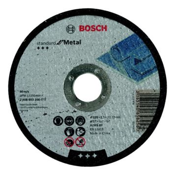 Skurðarskífa járn Ø125x2,5mm Bosch