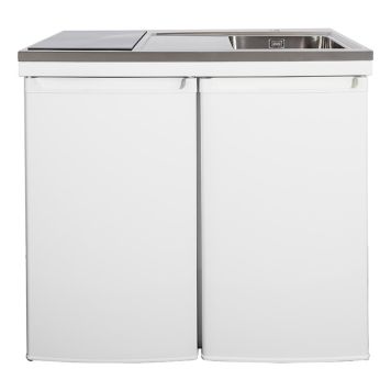 Eldhúskrókur með ísskáp og keramik helluborði Intra CUL 1000R